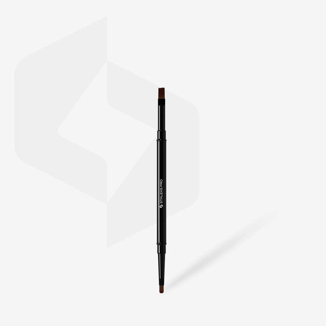 Staleks PRO Doppelseitiger Pinsel — Doppelseitiger Nagelkunstpinsel