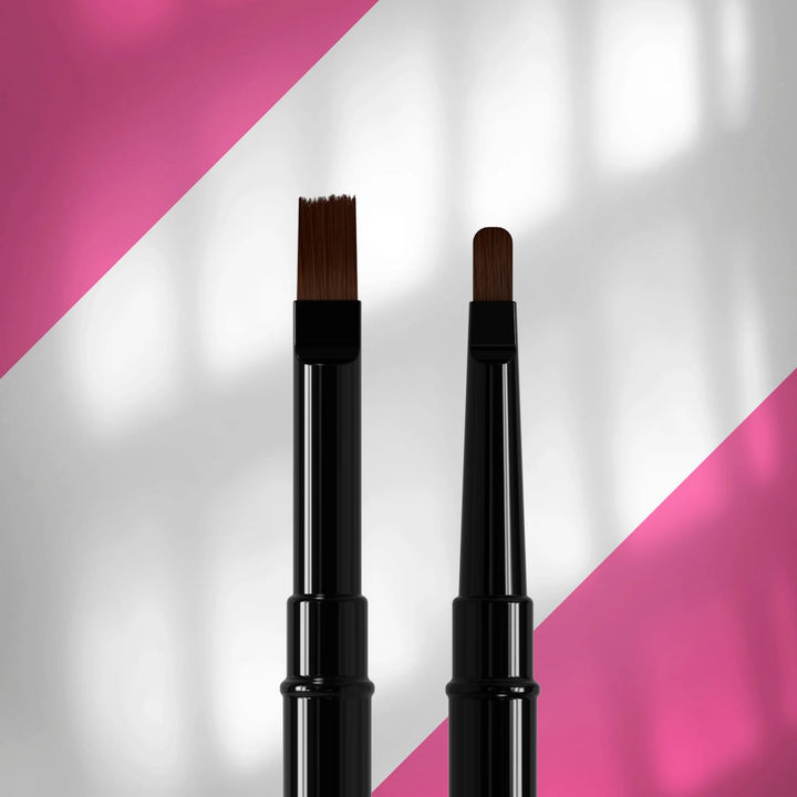 Staleks PRO Doppelseitiger Pinsel — Doppelseitiger Nagelkunstpinsel