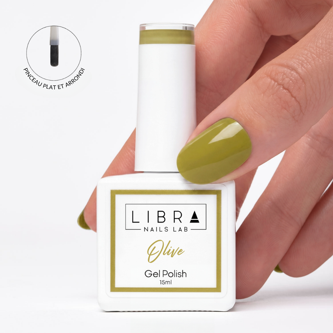 Olive - Vernis semi-permanent HEMA/TPO free - Libra Nails Lab
