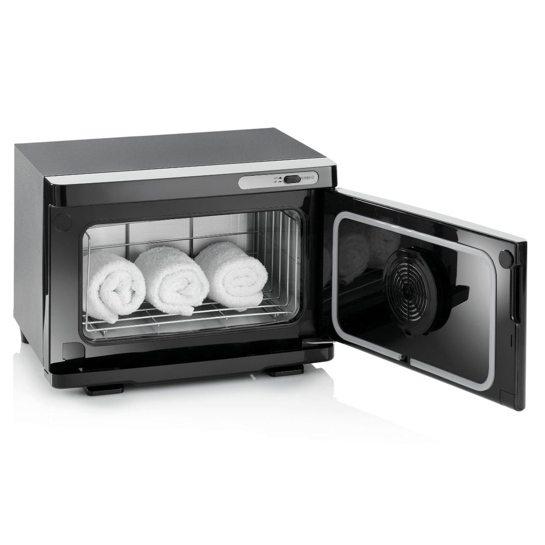 Chauffe - Serviettes Compact Noir – 8L avec Support Aroma - Xanitalia - Elegance Beauty Suisse