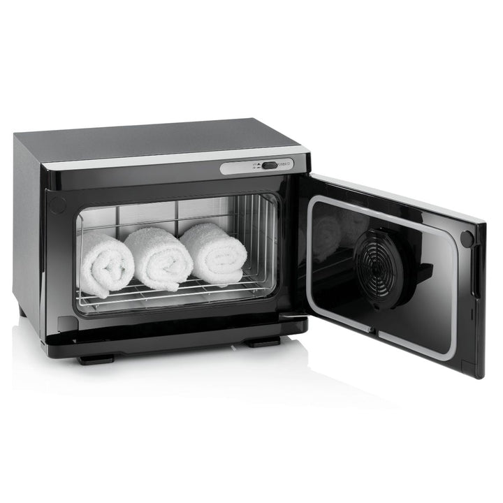 Chauffe - Serviettes Compact Noir – 8L avec Support Aroma - Xanitalia - Elegance Beauty Suisse