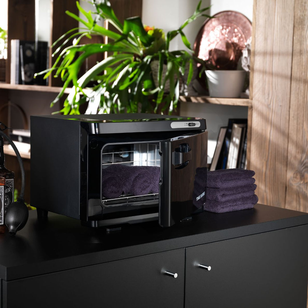 Chauffe - Serviettes Compact Noir – 8L avec Support Aroma - Xanitalia - Elegance Beauty Suisse