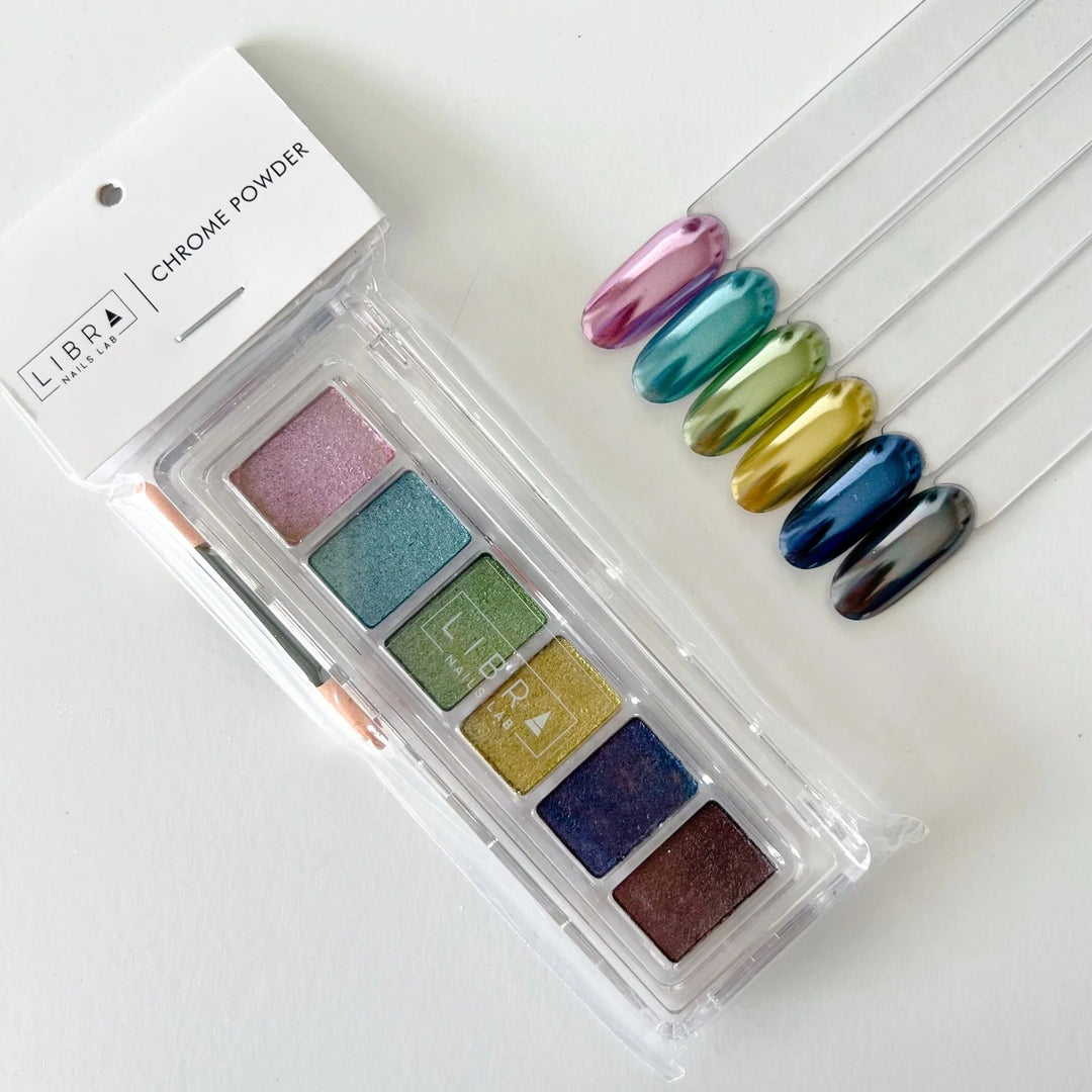 Chrome Powder Palette - Pastels - Elegance Beauty Suisse