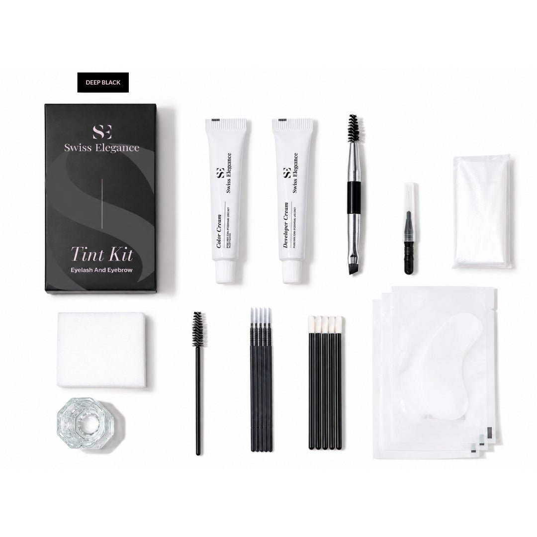 Deep Black — Kit Teinture Cils & Sourcils | Swiss Elegance - Elegance Beauty Suisse