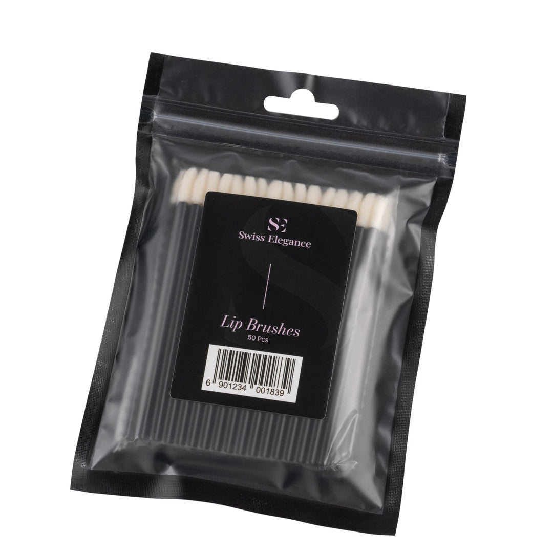Lip Brushes jetables 50 pcs/pack - Swiss Elegance - Elegance Beauty Suisse