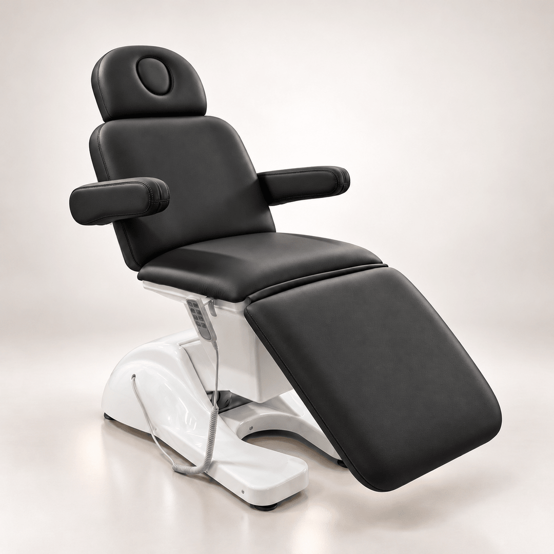 Lit Noir — LUMEA — Fauteuil Esthétique Multifonction - Elegance Beauty Suisse