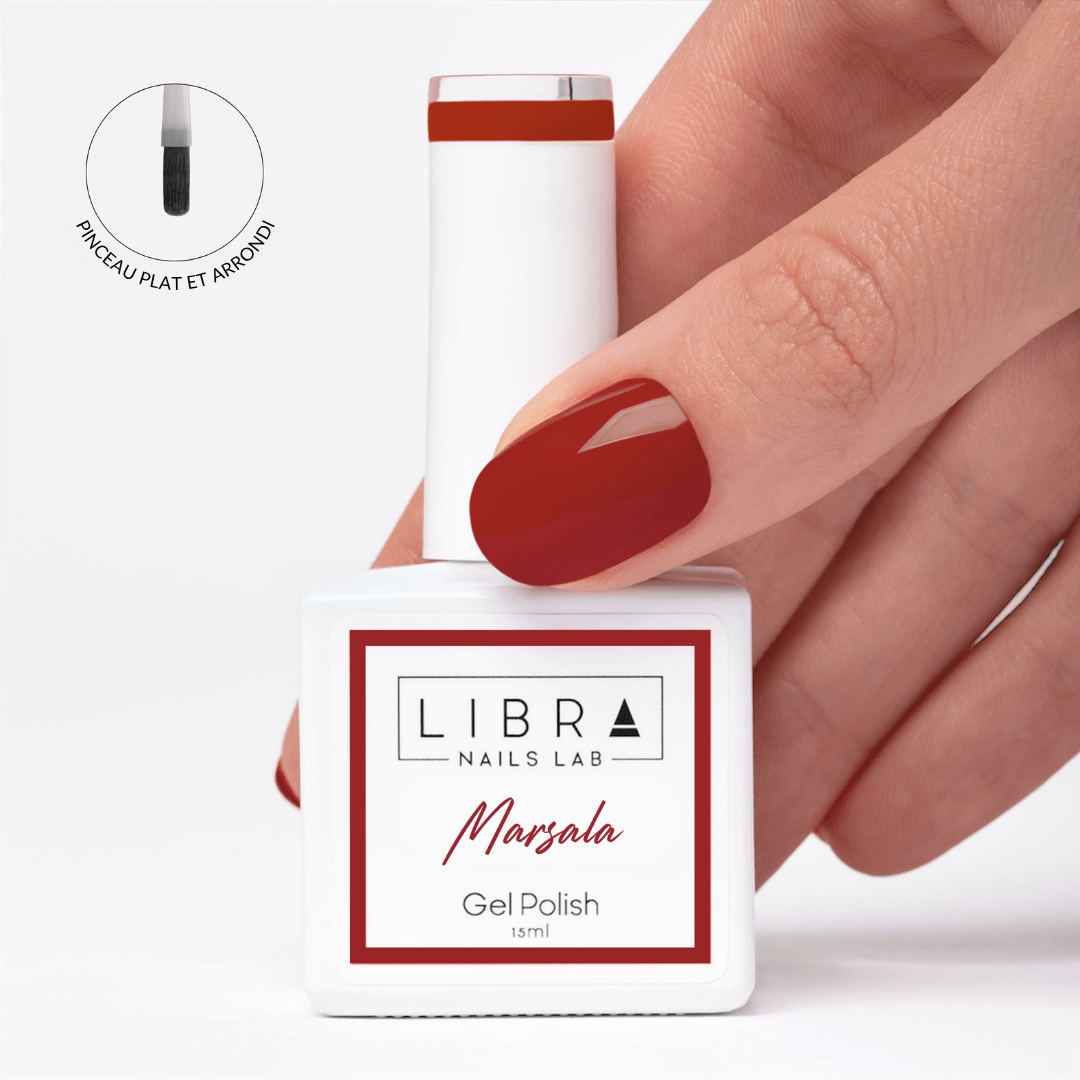 "Marsala" - HEMA/TPO free Gel Polish 15ml - Elegance Beauty Suisse