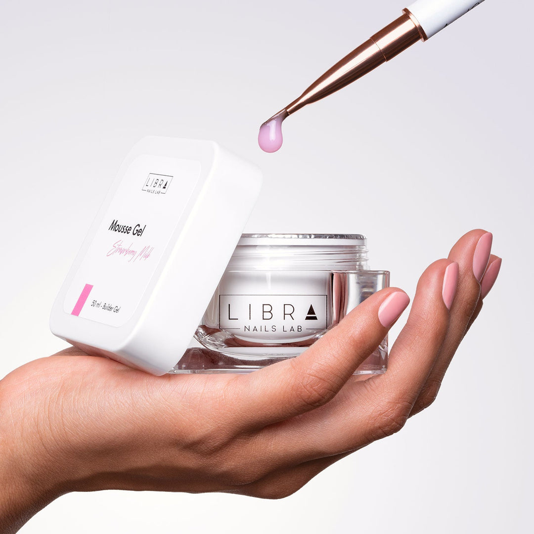 MOUSSE GEL - Strawberry Milk - 50ml HEMA/TPO free - Elegance Beauty Suisse