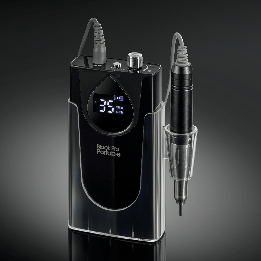Ponceuse BLACK PRO Portable 35’000 tours – Brushless & pro - Xanitalia - Elegance Beauty Suisse