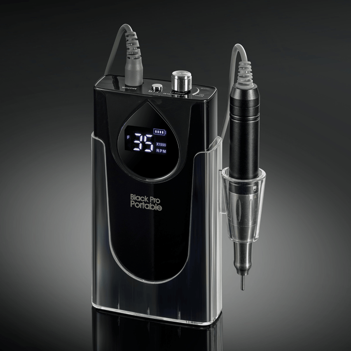 Ponceuse BLACK PRO Portable 35’000 tours – Brushless & pro - Xanitalia - Elegance Beauty Suisse