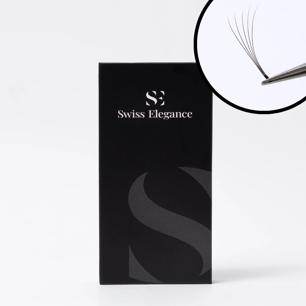 Premade Fans Sharp Stem - Bouquets pré - faits cils volume rapide - Swiss Elegance - Elegance Beauty Suisse