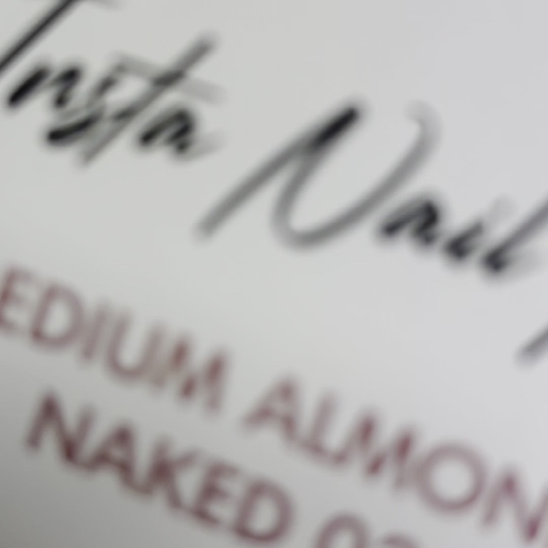 Insta Nail Tips NAKED - Medium Almond 01