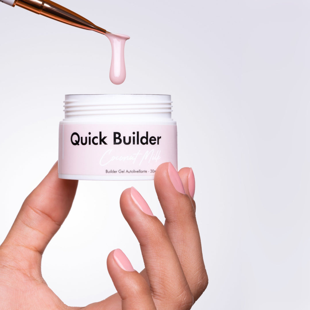 Quick Builder - Coconut Milk - Self Levelling Builder Gel - 30ml HEMA/TPO free - Elegance Beauty Suisse