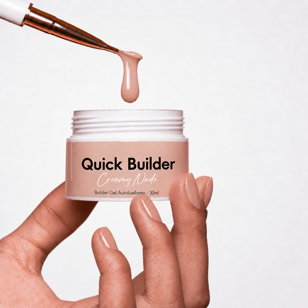 Quick Builder - Creamy Nude - Self Levelling Builder Gel - 30ml HEMA/TPO free - Elegance Beauty Suisse