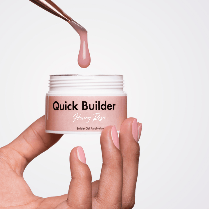 Quick Builder - Honey Rose - Self Levelling Builder Gel - 30ml HEMA/TPO free - Elegance Beauty Suisse