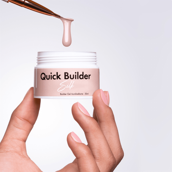 Quick Builder - Silk - Self Levelling Builder Gel - 30ml HEMA/TPO free - Elegance Beauty Suisse