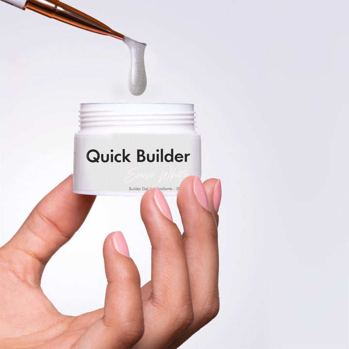Quick Builder - Snow White - Self Levelling Builder Gel - 30ml HEMA/TPO free - Elegance Beauty Suisse