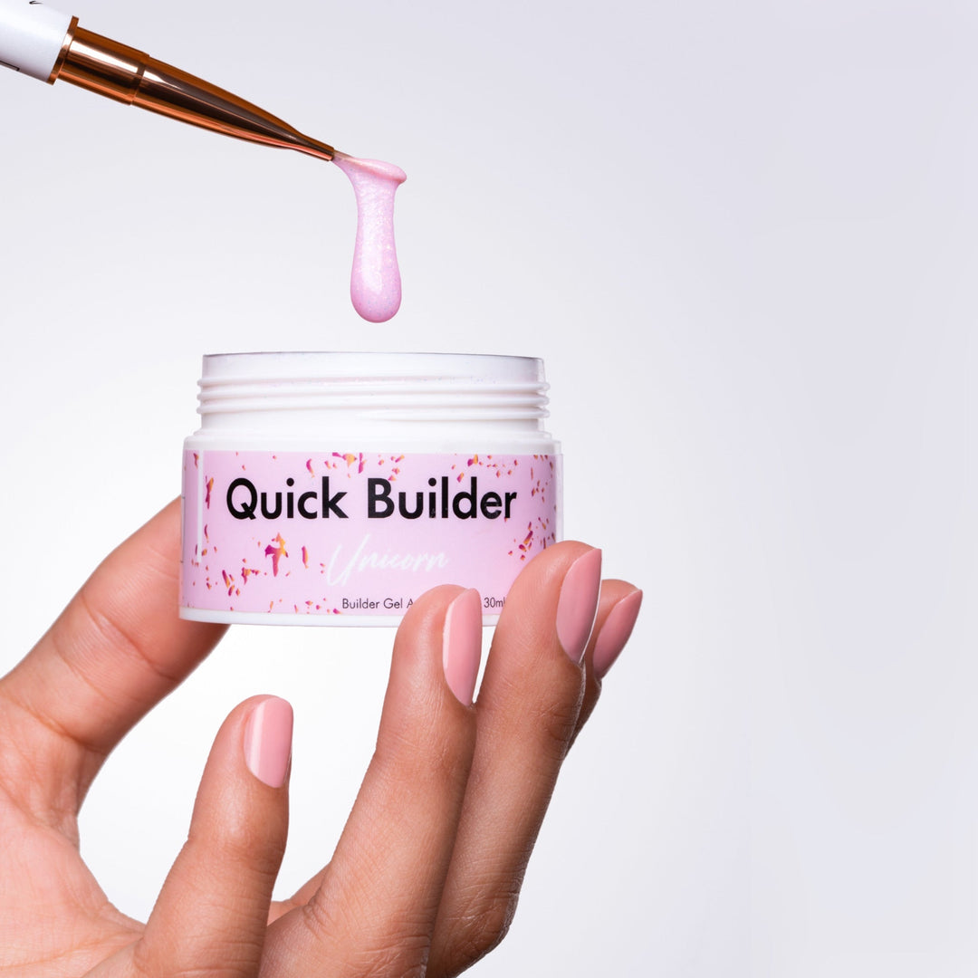 Quick Builder - Unicorn - Self Levelling Builder Gel - 30ml HEMA/TPO free - Elegance Beauty Suisse