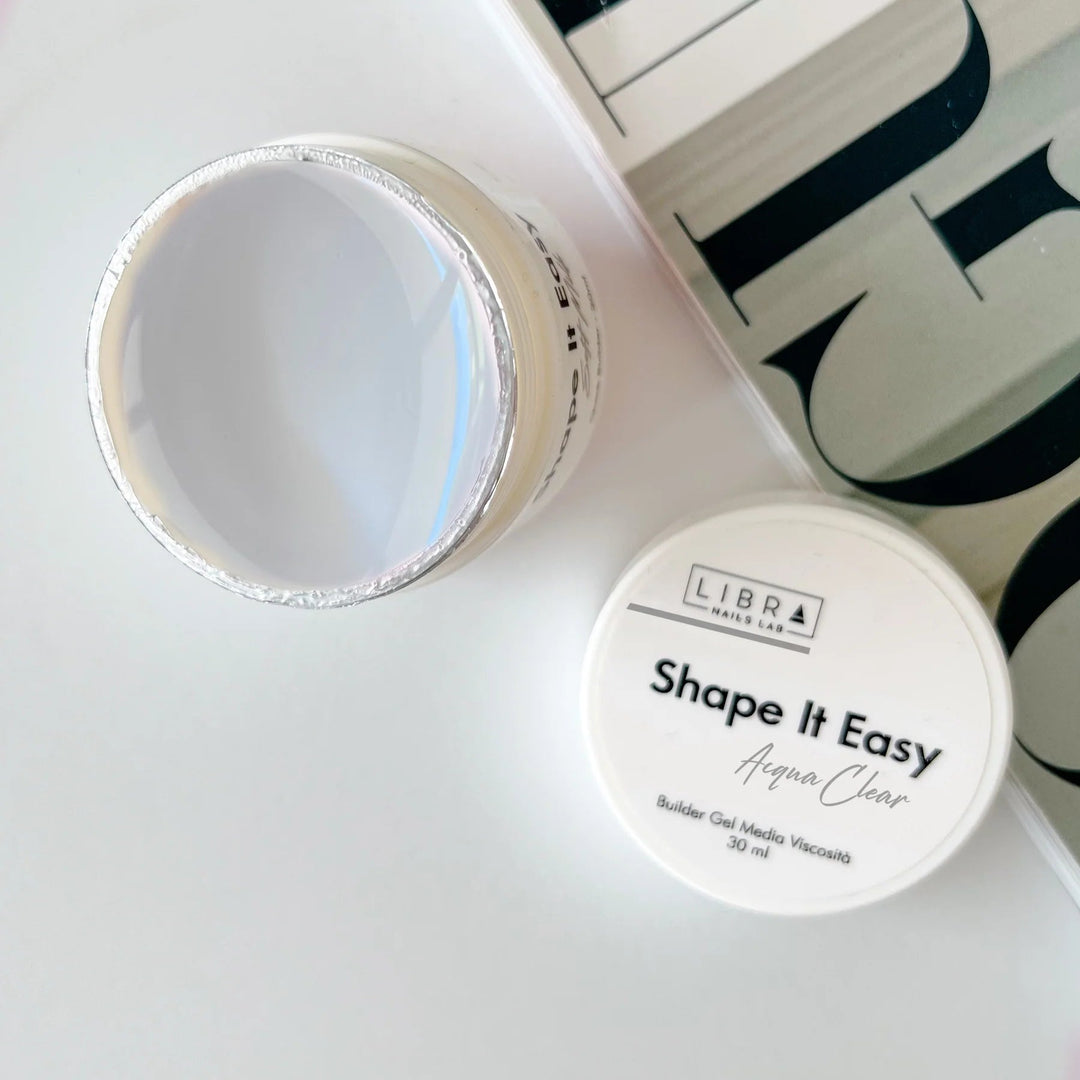 Shape It Easy - Acqua Clear - Medium Viscosity Builder Gel - 30ml HEMA/TPO free - Elegance Beauty Suisse