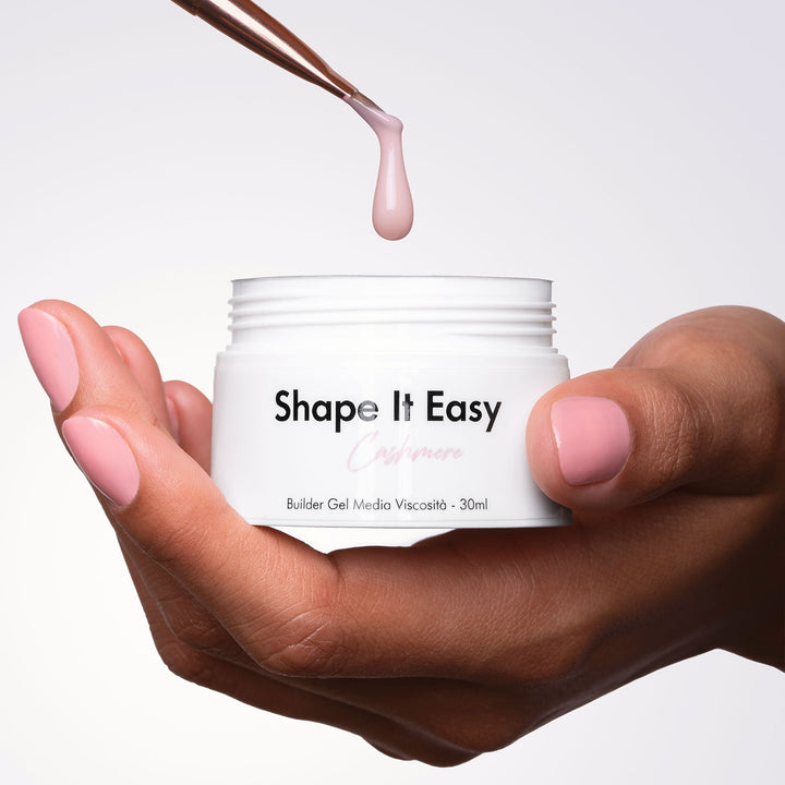 Shape It Easy - Cashmere - Medium Viscosity Builder Gel - 30ml HEMA/TPO free - Elegance Beauty Suisse