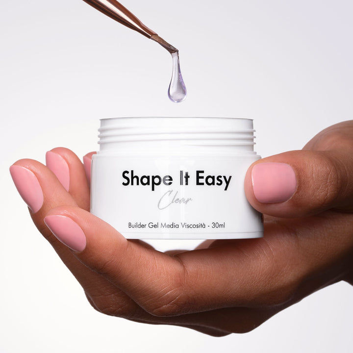 Shape It Easy - Clear - Medium Viscosity Builder Gel - 30ml HEMA/TPO free - Elegance Beauty Suisse