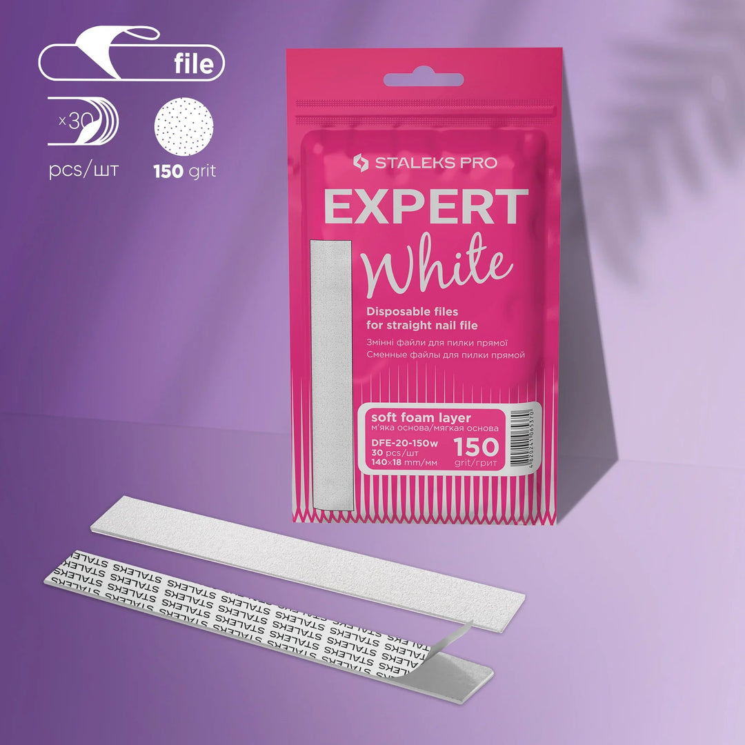 Staleks Embouts Interchangeables Lime Droite EXPERT 20 (30 pcs) - Elegance Beauty Suisse