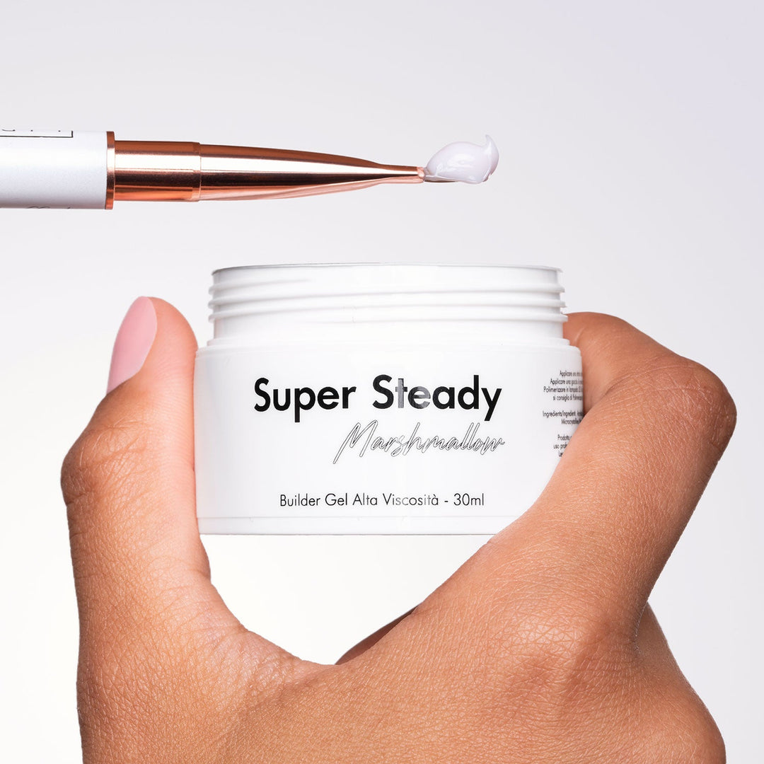 Super Steady - Marshmallow - High Viscosity Builder Gel - 30ml HEMA/TPO free - Elegance Beauty Suisse
