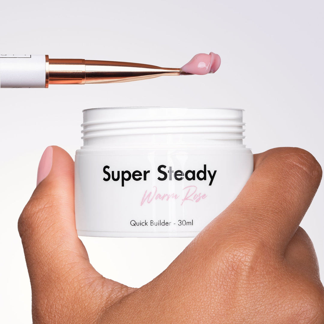 Super Steady - Warm Rose - High Viscosity Builder Gel - 30ml HEMA/TPO free - Elegance Beauty Suisse
