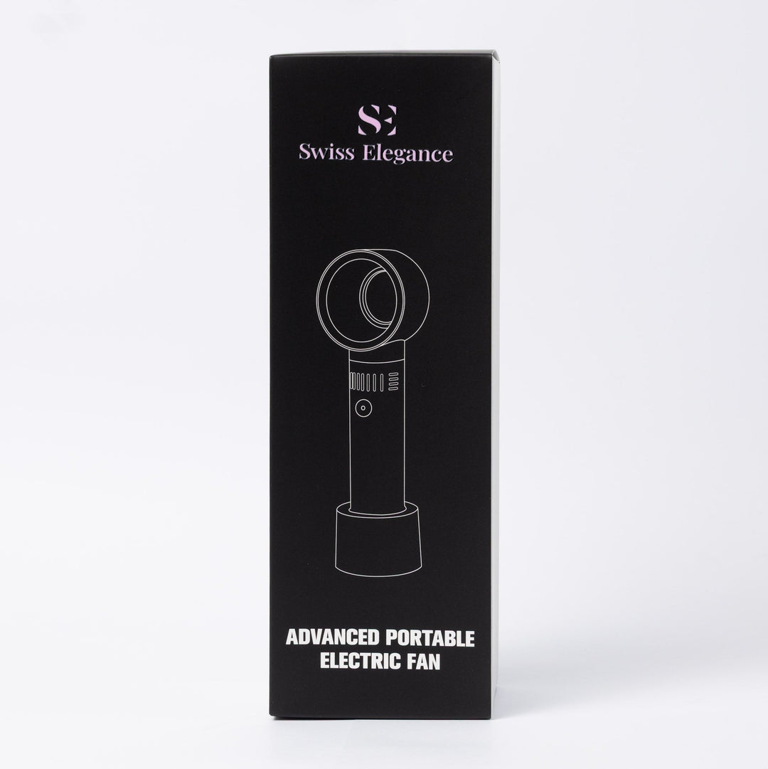 Ventilateur portable rouge et blanc professionnel pour extensions de cils - Swiss Elegance - Elegance Beauty Suisse