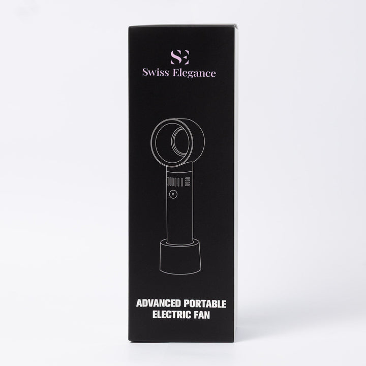 Ventilateur portable rouge et blanc professionnel pour extensions de cils - Swiss Elegance - Elegance Beauty Suisse