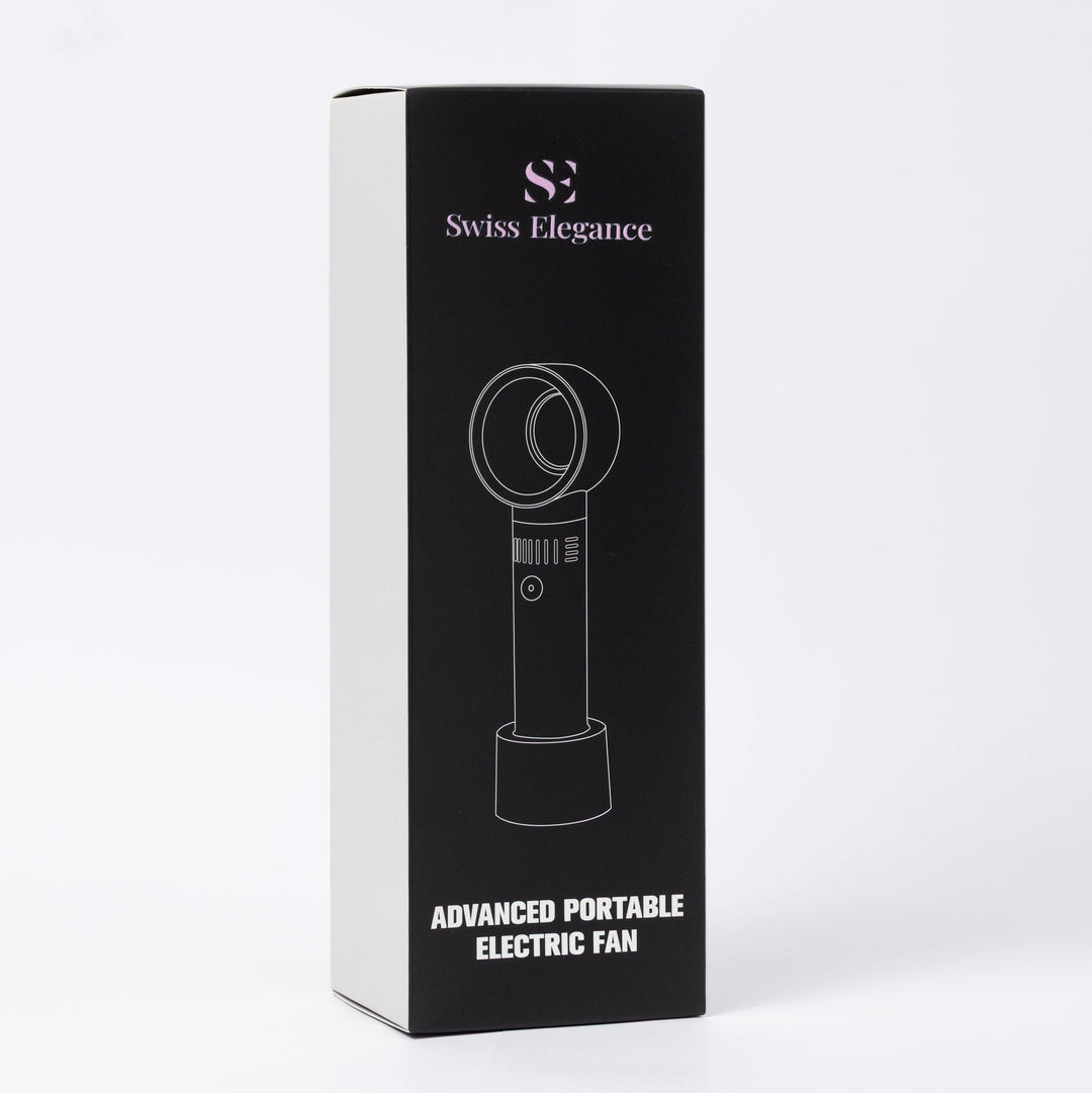 Ventilateur portable rouge et blanc professionnel pour extensions de cils - Swiss Elegance - Elegance Beauty Suisse