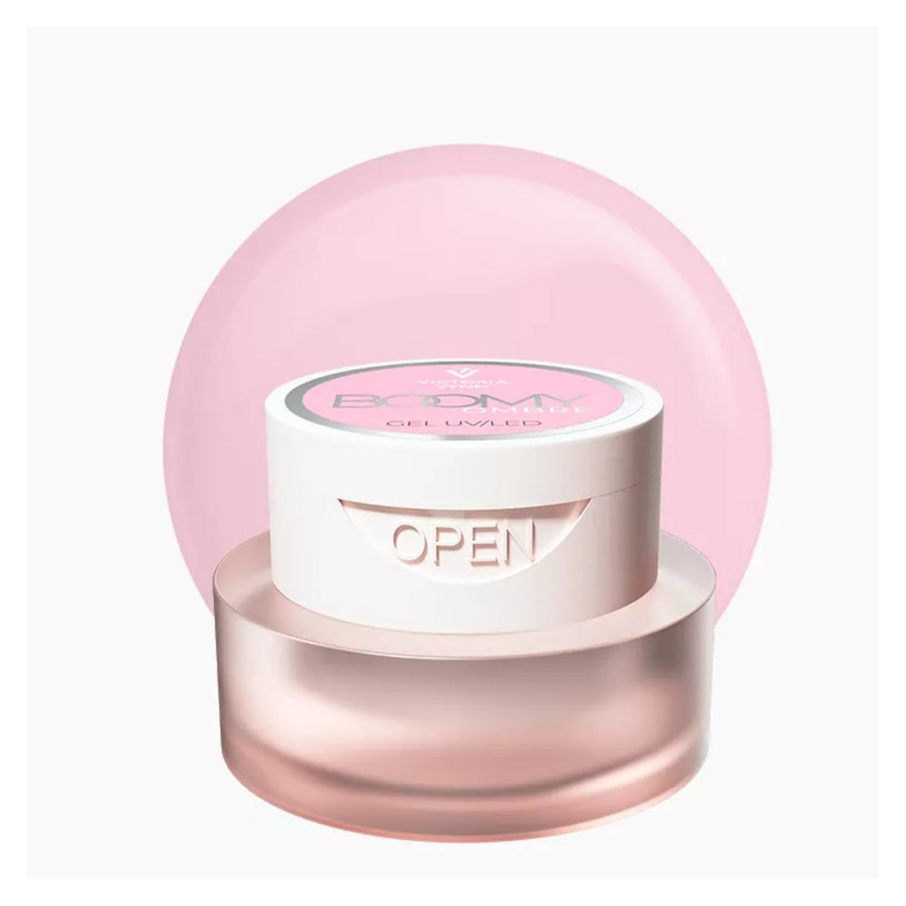 Boomy Ombre Gel Light Pink - rendu de la teinte