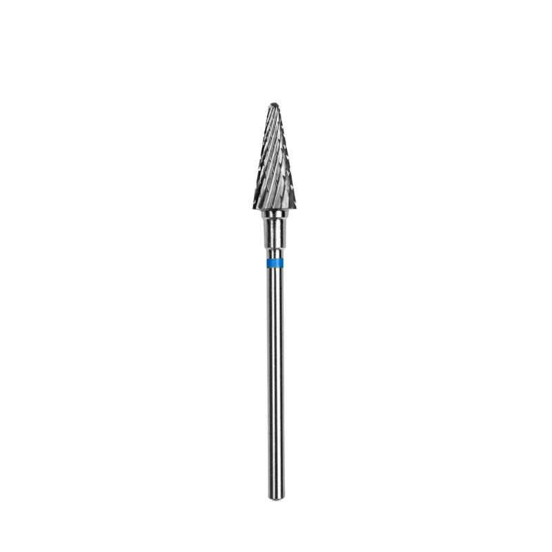 Carbide Nail Drill Bit, "Cone" Blue, Diameter 6 Mm / Working Part 14 Mm - Elegance Beauty