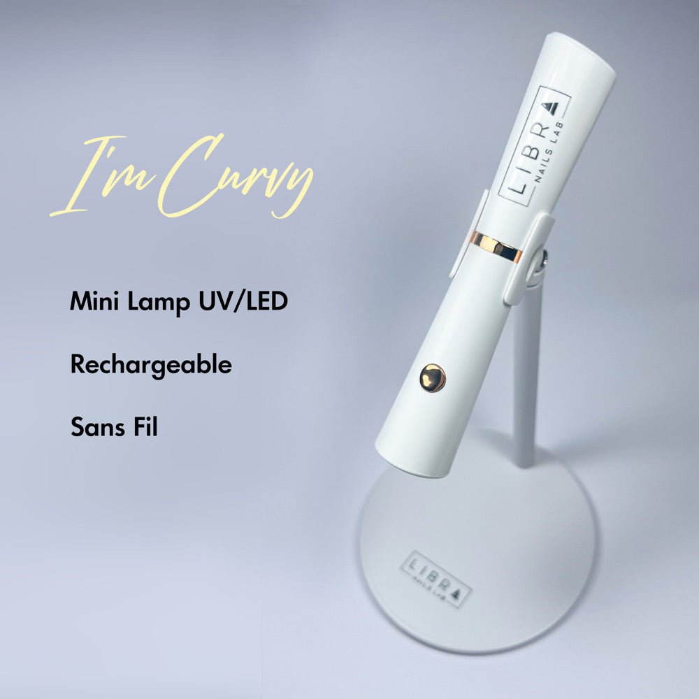 ''CURVY'' - Mini UV/LED Lamp + Lamp Stand - Elegance Beauty