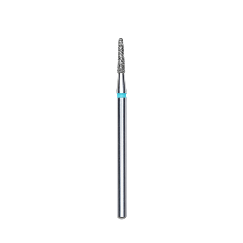 Diamond Nail Drill Bit, "Frustum", Blue, Head Diameter 1.8 Mm, Working Part 8 Mm - Elegance Beauty