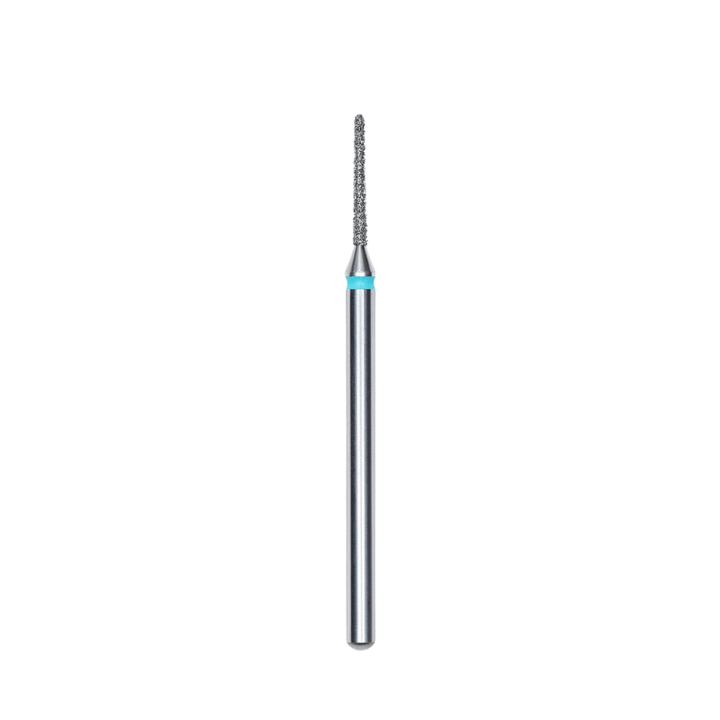 Diamond Nail Drill Bit, "Needle", Blue, Head Diameter 1 Mm, Working Part 10 Mm - Elegance Beauty