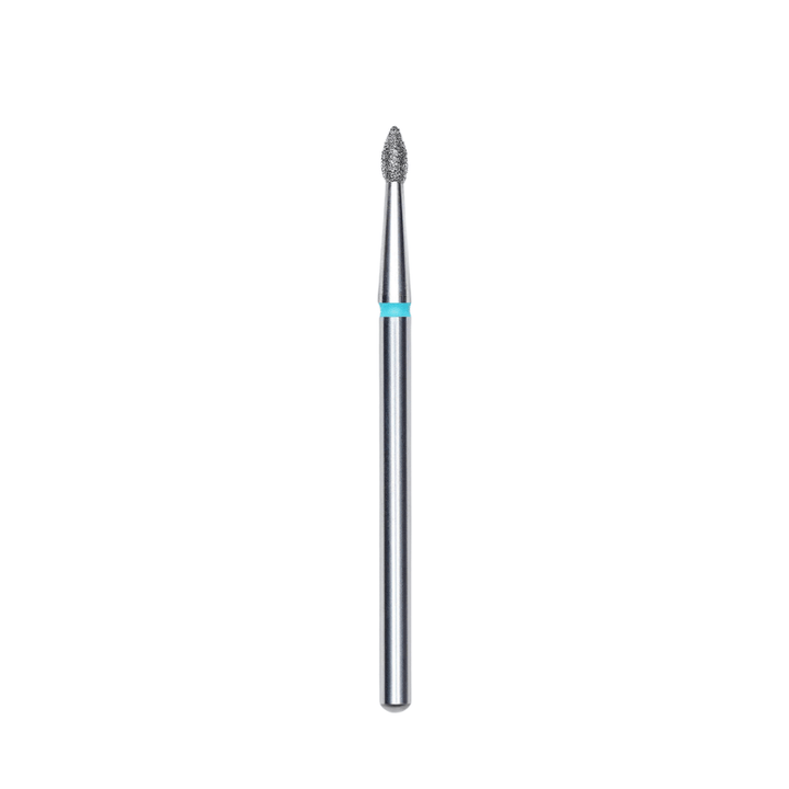 Diamond Nail Drill Bit, Pointed "Bud" , Blue, Head Diameter 1.8 Mm, Working Part 4 Mm - Elegance Beauty