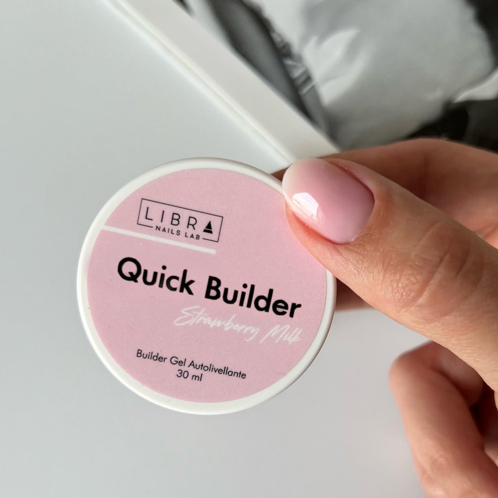 Quick Builder - Strawberry Milk - Self Levelling Builder Gel - 30ml - Elegance Beauty