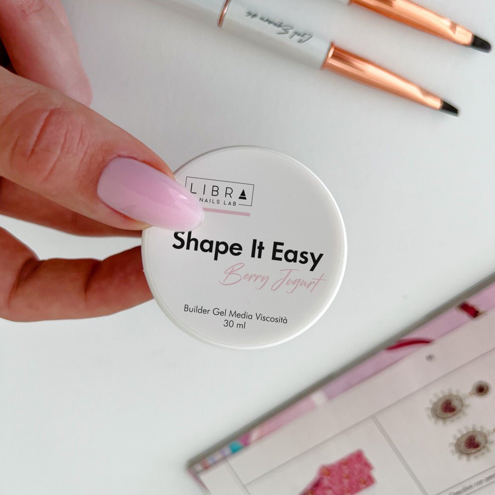 Shape It Easy - Berry Jogurt - Medium Viscosity Builder Gel - 30ml - Elegance Beauty